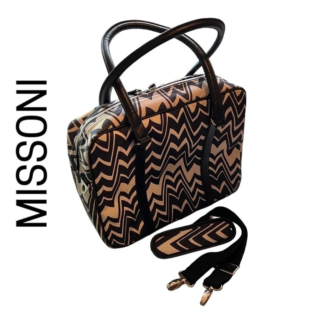 Missoni Target Zig Zag Messenger Bag Crossbody Computer Tote Travel Collectible